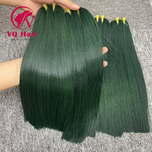 ผมมนุษย์สีเขียวแบบตรงธรรมชาติ เกรดเรมี่ ผมเวียดนาม แบบเย็บสองชั้น น้ำหนัก 100 กรัม - Product Image 2