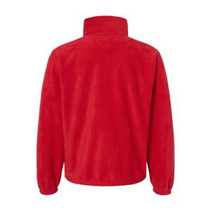 Veste d'université coupe-vent unisexe pour hommes 100% polyester polaire hiver chaud anti-boulochage fermeture éclair Logo tricoté solide doublé - Product Image 6