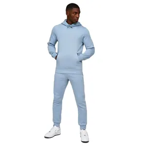 Biểu Tượng Tùy Chỉnh Người Đàn Ông Phong Cách Thể Thao 2 Mảnh Áo Tracksuits Mang Nhãn Hiệu Túi Người Đàn Ông Khoảng Trống Jogger Tracksuit Set Cho Bán