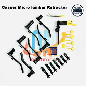 Caspar Micro Lumbar Discectomía Retractor Set Instrumentos de cirugía espinal de acero inoxidable de alta calidad Acabado dorado y Negro | OldMed - Product Image 6