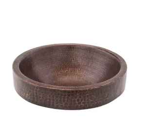 Évier en cuivre de forme carrée, fait à la main, grand évier décoratif, lavabo décoratif en cuivre pour la décoration de la salle de bain - Product Image 6