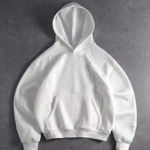 Pull court à capuche pour femme en molleton de coton léger tenue streetwear décontractée élégante parfaite pour la gym, le yoga ou les vêtements de voyage - Product Image 1