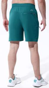 Pantalones cortos transpirables de alta calidad para hombre, pantalones cortos informales para gimnasio, nuevo diseño, pantalones cortos para correr, bolsillos en la cintura elástica - Product Image 4