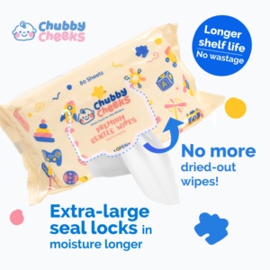 80 toallitas suaves certificadas HALAL y fabricadas en Malasia con ingredientes naturales hidratantes sin alcohol seguras para todas las edades - Product Image 3