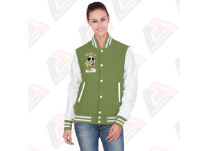 Venta caliente de las mujeres Casual Street Wear Varsity Jacket Nueva moda de impresión personalizada chaqueta transpirable para las mujeres - Product Image 3
