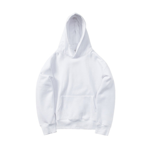 500 GSM ropa de calle de gran tamaño hombres en blanco sin cuerdas sudaderas con capucha Hip Hop Vintage polar peso pesado sudaderas con capucha de alta calidad - Product Image 4