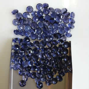 Iolita Natural de 5 mm, Corte Ovalado, Piedra Preciosa Suelta de la Mejor Calidad con Efectos Pleocróicos para la Fabricación de Joyas - Product Image 2