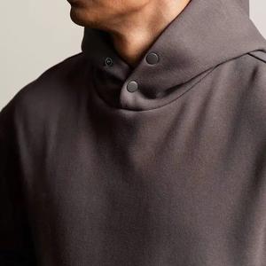 Sudaderas personalizadas con capucha Hombres Boxy Heavy Cotton Streetwear Tallas grandes Hombres Sudaderas con capucha personalizadas Hombres Sudaderas con capucha - Product Image 5