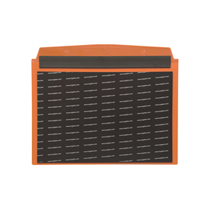 Sichttasche Beleghalter, magnetico, DIN A6 orizzontale, Arancione, 10 Pz. / Confezione.- SDVF/6110-08 - Product Image 2