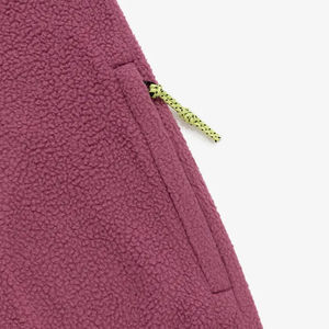 Custom Logo <b>Men's</b> High Quality 100% Fleece <b>Hoodie</b> Casual Winter Quarter Zip <b>Sherpa</b> Pullover with Woven Zip Design Hooded - Product Image 4