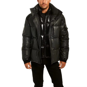 Chaqueta Acolchada con Capucha y Logotipo Personalizado, Diseño Moderno para Hombre, Manga Larga, Color Personalizado, Impermeable y Ecológica - Product Image 6