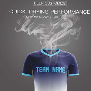 Camisetas de Fútbol para Hombre 100% Poliéster, Uniformes Deportivos Transpirables de Manga Corta - Product Image 6