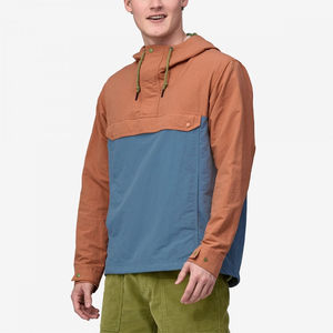 Chaqueta Cortavientos Personalizada al por Mayor, Chaqueta Impermeable de Nailon Transpirable, Chaqueta Cortavientos de Talla Grande con Logotipos Personalizados - Product Image 3