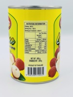 Litchis Halal Prêts à Consommer 12x565g Singapore Linkz en Conserve dans Sirop Épais avec Durée de Conservation de 36 Mois