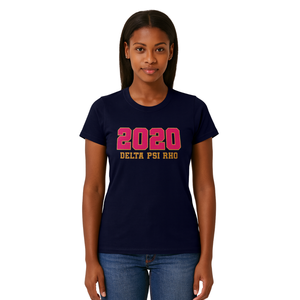 100 coton marine Delta Psi Rho sororité t-shirt année fondatrice 2020 vie grecque vêtements tissu doux tenue décontracté pour les membres - Product Image 1