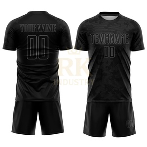 Conjuntos de Camisetas de Fútbol Deportivas Antibacterianas e Impermeables de Poliéster 100% de la Mejor Calidad, Uniformes de Sublimación Personalizados para Adultos de Manga Corta - Product Image 2