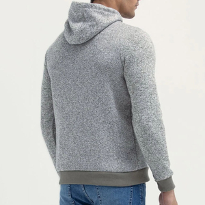 Sudadera con Capucha de Invierno para Hombre, Gruesa, 100% Algodón, Felpa, Diferentes Colores, Rib, Sudadera de Alta Calidad - Product Image 4