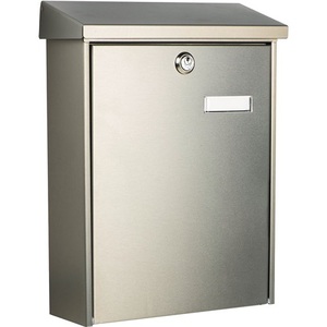 Buzón de Acero Inoxidable Burg-Wchter Oslo 3767 NI, 400 mm de Altura, 300 mm de Ancho, 110 mm de Profundidad, Estándares DIN C4 para Buzones - Product Image 1