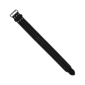 Professional Powerlifting <b>Belt</b> Single or Double Prong Buckle Durable Leather and Suede OEM Logo Options Factory Direct Supply - Product Image 2