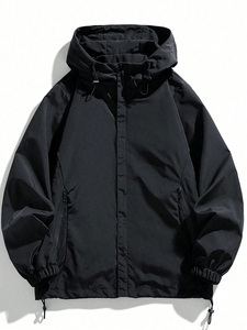 Chaqueta de senderismo personalizada para hombre, última chaqueta de diseño de fútbol, chaqueta de lluvia personalizada para hombre, Color negro y gris de alta calidad - Product Image 4