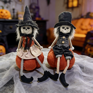 Muñecos de Peluche de Esqueleto Espeluznante para Halloween, Adornos de Peluche para el Festival de los Fantasmas, Gnomos, Muñecos de Esqueleto, Decoraciones de Halloween - Product Image 2