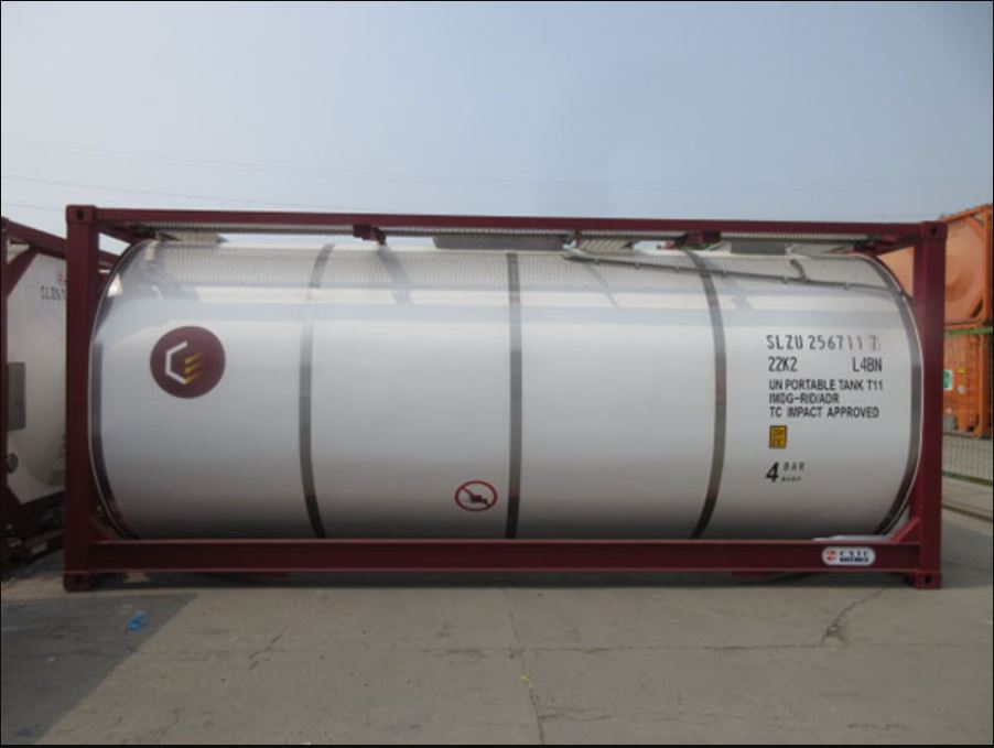 New Un Portable T4 Asme Standard Lr Certified 20ft Iso Fuel Tank