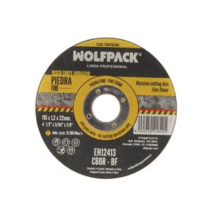 Disco abrasivo da taglio Fine Stone Plus Ø 115 x Ø 22 mm. Spessore 1,2 mm. - Product Image 1