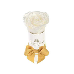 Liberty Eternal Rose Gift Box Resin Material with Plant Pattern for Weddings - Product Image 1