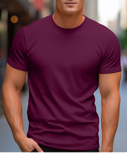 100% coton O-Neck Tee 180GSM 200GSM Heavy Regular Causal Wear Conception personnalisée de l'Inde Impression numérique DTG T-shirt vierge pour hommes - Product Image 3