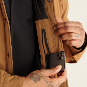 Chaqueta de lana duradera para hombre: cálida y cómoda, ideal para exteriores y clima fresco - Product Image 6