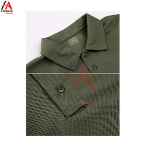 Hombres promocionales para camisas Tela de lona de algodón peinado Transpirable Manga corta Diseño impreso Opciones personalizables - Product Image 3