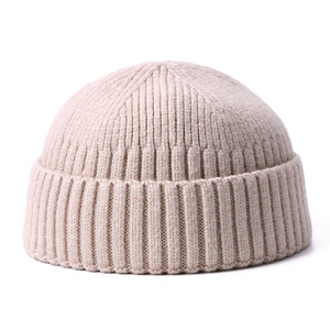 Vente en gros, personnalisation, prêt à expédier, bonnet en tricot de haute qualité pour l'hiver, bonnet en peau de melon commun, bonnet pour adultes unisexe, voyage - Product Image 3