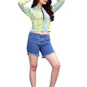 New Arrival Ladies Crop <b>Top</b> Hoodie Casual Streetwear Drop-Shoulder Breathable & Eco Friendly High Quality Wholesale - Product Image 4