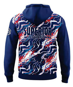 Sweat à capuche de sublimation de haute qualité avec numéro de nom et logo personnalisés et sweat à capuche respirant de couleur personnalisée pour hommes et femmes - Product Image 3
