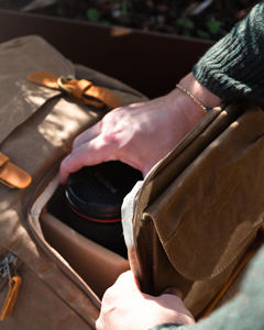 Mochila de Lona y Cuero de Lujo, Ecológica, de Gran Capacidad, Estilo Casual Vintage, para Viajes, Escuela, Portátil, Venta al por Mayor LCBP-0134 - Product Image 4