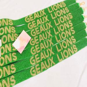 BIXBY SPARTANS sangles de sac perlées ornées à la main indiennes avec fermeture à glissière garniture de paillettes de Style de mode - Product Image 2