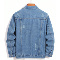Veste en jean bleu vintage pour homme Speemo Sports, polyester/coton, décontractée, manches longues, boutonnée, streetwear d'hiver, vêtements d'extérieur imperméables