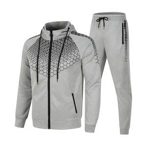 Vêtements de sport d'hiver de haute qualité pour hommes, tenues de jogging, survêtement de fitness, ensemble de survêtements Style OEM personnalisé - Product Image 1