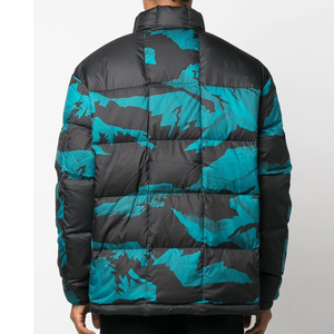 Vêtements de plein air à la mode hommes hiver fausse doudoune personnalisée hommes manteaux à bulles jaune hommes vers le bas veste homme matelassé bomber veste - Product Image 3