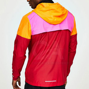 Chaqueta cortavientos para hombre al aire libre, ropa de entrenamiento para correr, chaqueta cortavientos personalizada para hombre a la venta 2025 personalizada - Product Image 3