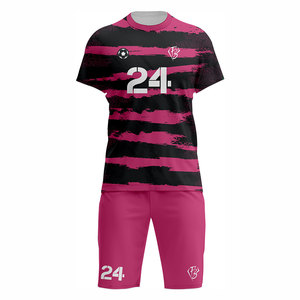 Nouveau design élégant, uniforme de football unisexe, maillot de football personnalisé, respirant, séchage rapide, 100% polyester, entraînement pour le football - Product Image 1