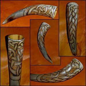 CHEERS NATUREL BEST Corne à boire Viking festive fabriquée à la main pour l'hydromel et la bière Parfait pour les fêtes de Noël et les fêtes de fin d'année - Product Image 1