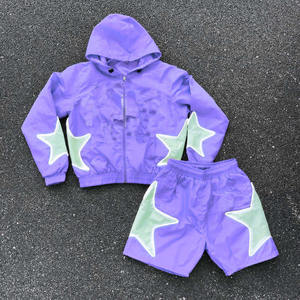 Prince OEM, conjuntos personalizados para hombre, ropa de calle ligera, ropa de calle de nailon de alta calidad para la temporada de primavera, opciones de talla grande disponibles - Product Image 5