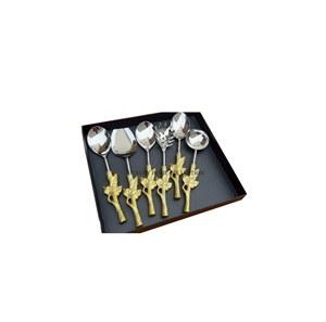 Juego de Cubiertos de Metal de Lujo para Ocasiones Especiales con Material de Acero Inoxidable de Alta Calidad y Diseño Ergonómico Refinado - Product Image 1