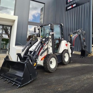 Cargadora Compacta Hidromek 62SS con Retroexcavadora, Cargadora de Orugas con Ruedas, Capacidad de Carga Nominal de 2 Toneladas, Motor Principal, Rodamiento, Bomba, Caja de Cambios, Engranaje - Product Image 4