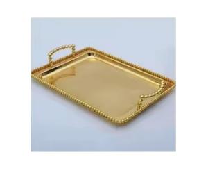 ถาดเสิร์ฟกาแฟทองแดงแบบเรียบง่ายถาดเสิร์ฟกาแฟดีไซน์แบบกำหนดเองถาดเสิร์ฟทองแดงทำมือ - Product Image 1