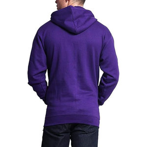 Sweat à capuche en polaire de base Sweat à capuche en coton biologique avec poche kangourou - Product Image 1