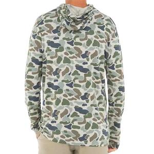High Quality Long Sleeve UPF 50+ Quick Dry Men's <b>Fishing</b> <b>Hoodie</b> Custom <b>Fishing</b> Cloth Sublimation SPF UV <b>Fishing</b> T-shirts for Men - Product Image 2