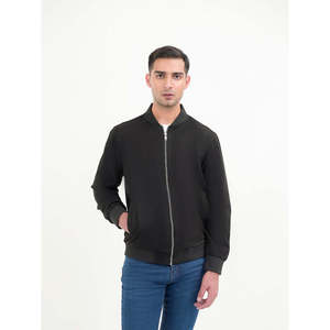 RASTABAN Reversible <b>Suede</b> Zipper Casual <b>Jacket</b> Water Proof Autumn Leather XS Stand Collar Hooded Embroidered Pattern College - Product Image 2