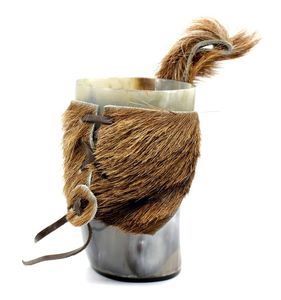 Juegos de servir bebidas de vidrio de cuerno natural hecho a mano, queratina personalizada inspirada en la India para el hogar, restaurante, hotel, venta al por mayor - Product Image 4